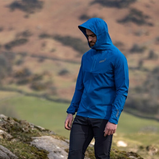 Inov-8 Blau Stormshell Wasserdichte Jacke Herren