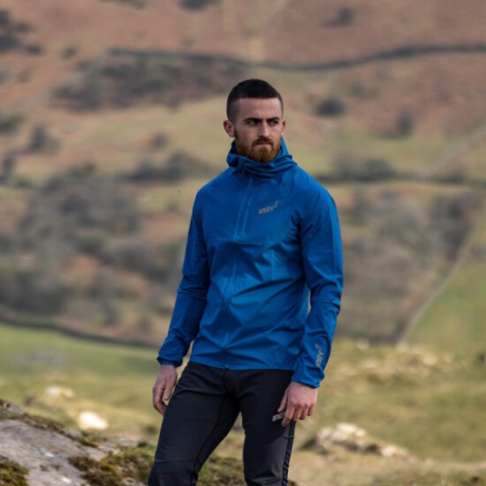 Inov-8 Blau Stormshell Wasserdichte Jacke Herren