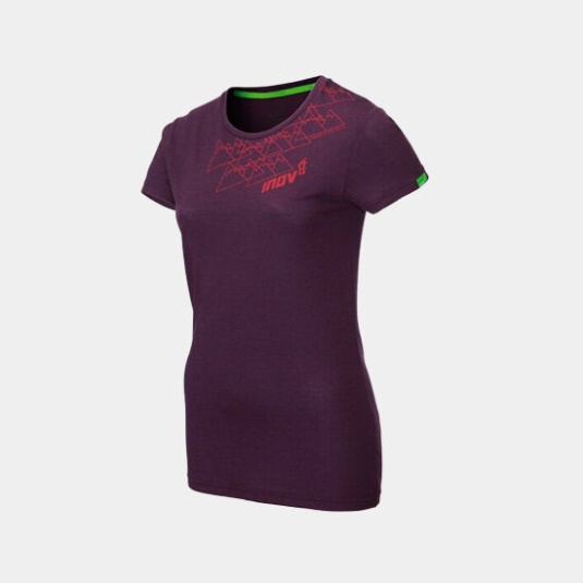 Lila Inov-8 Tri Blend Ss \'angle\' Damen